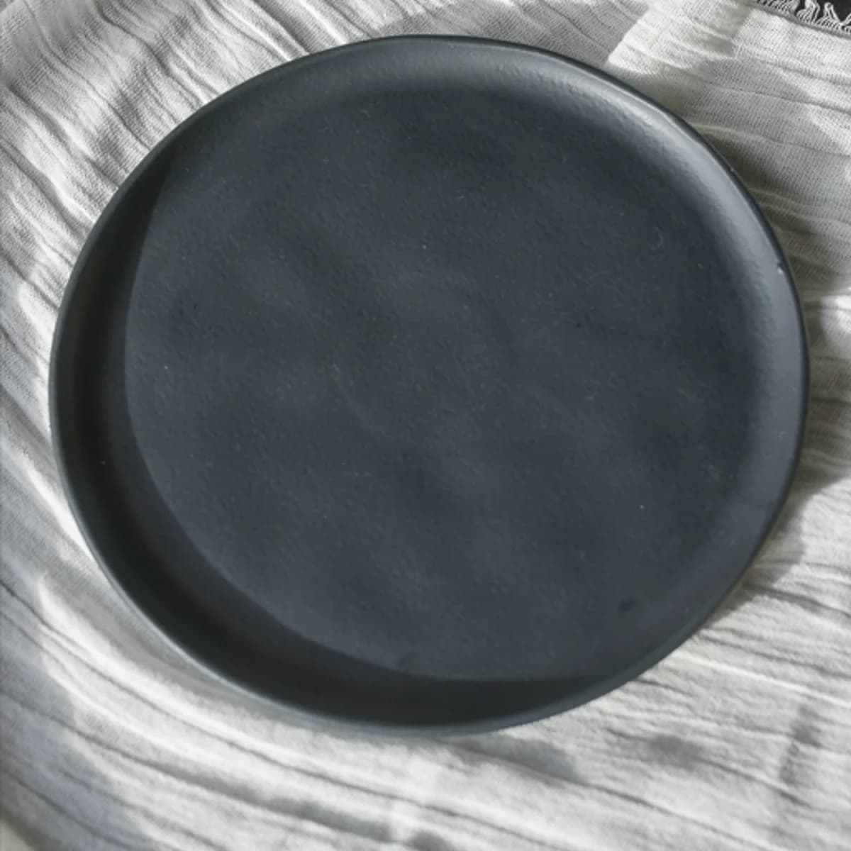 PLATO PLAYO ORGANICO NEGRO - Imagen 2