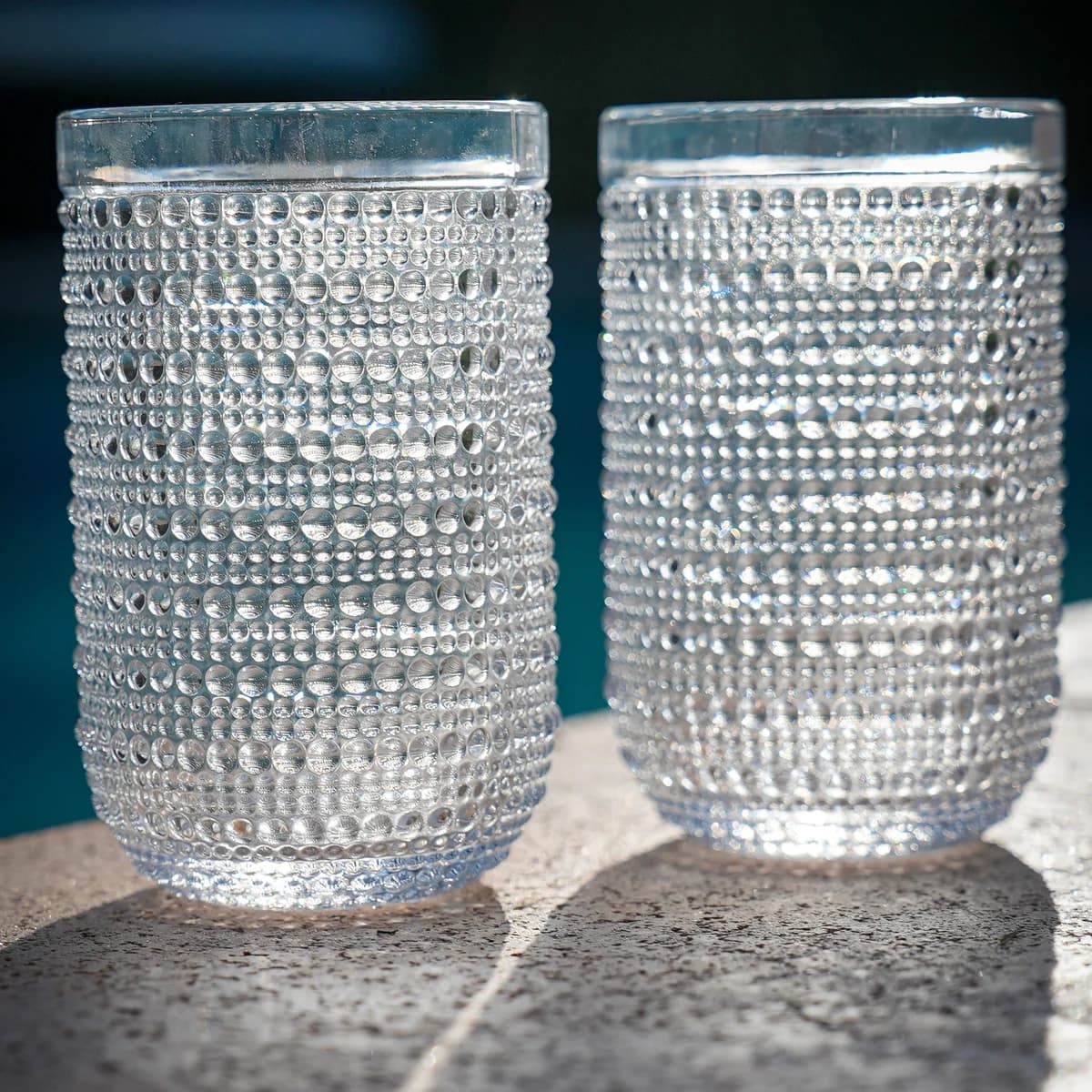 VASO ALTO DOTS TRANSPARENTE